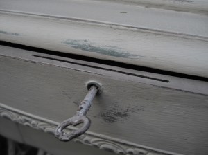 Antique dressing table detail