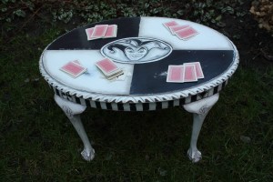 hand painted Joker Coffee Table